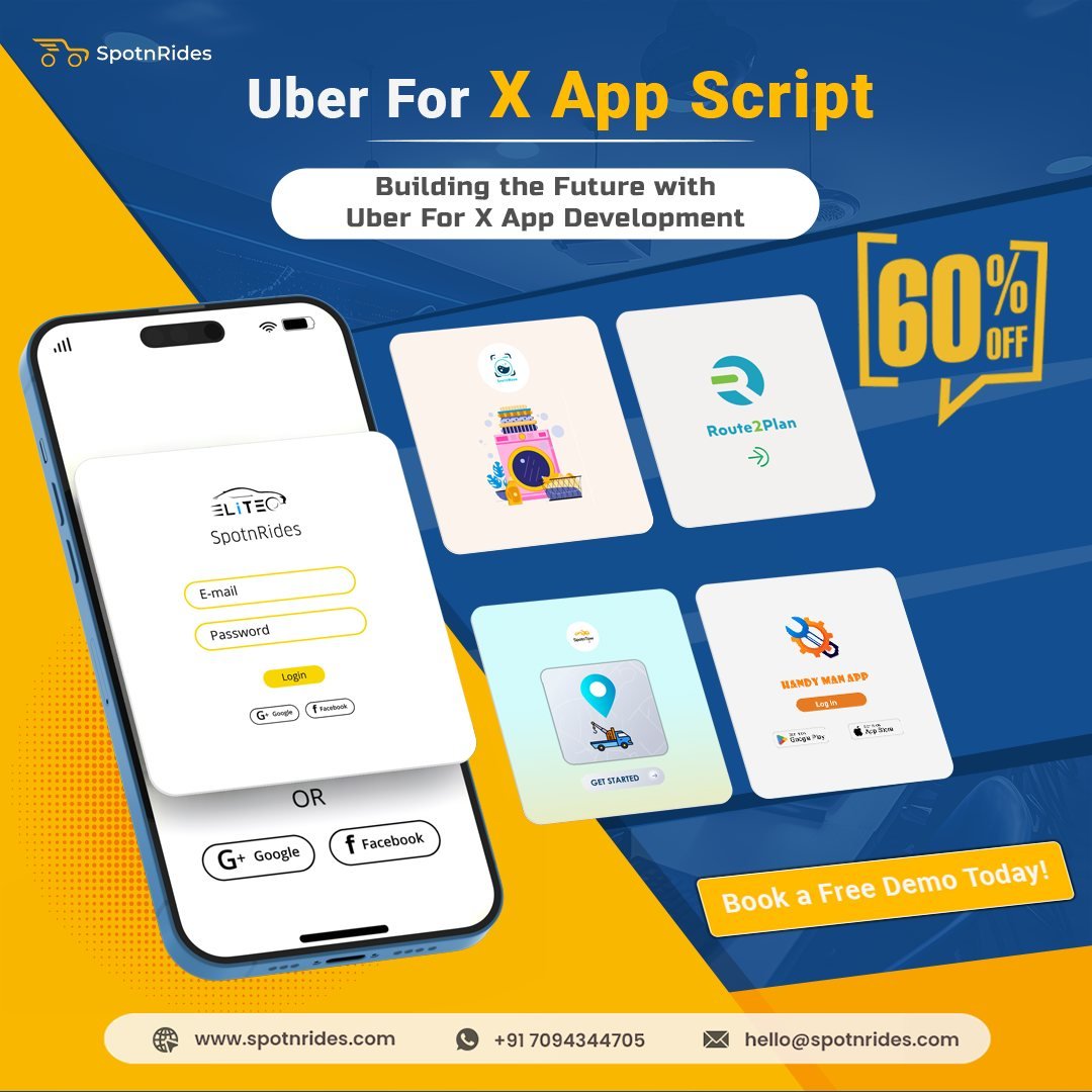Next-Gen Uber for X App Development – SpotnRides